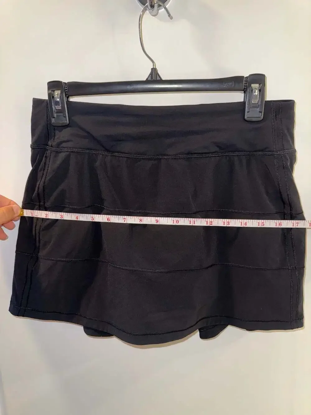 Lululemon Pace Rival Skirt Size 6 Black